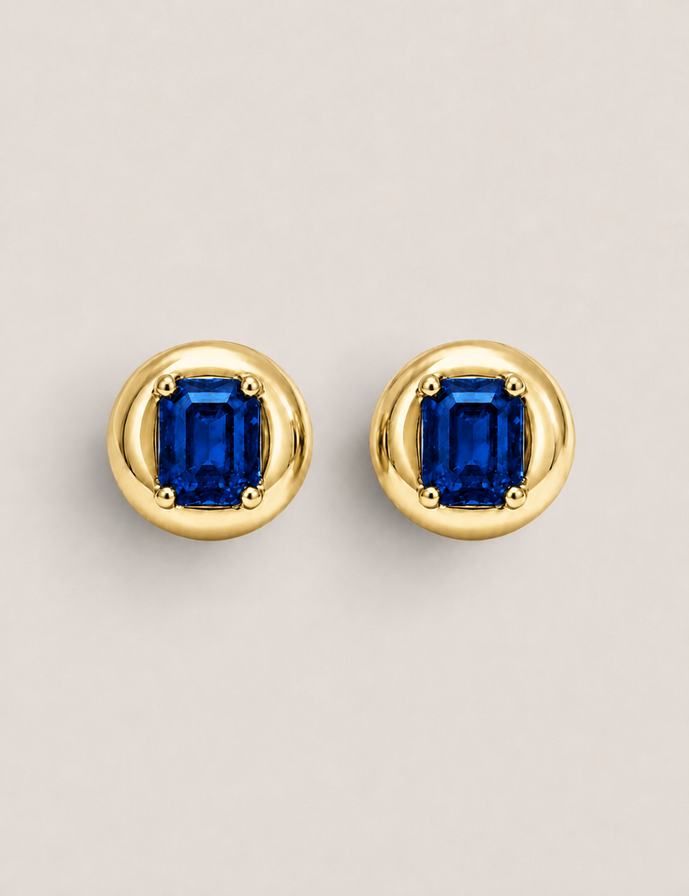 The Meridian Stud Sapphire Earrings