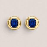 The Meridian Stud Sapphire Earrings