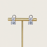 Oval & Emerald-Cut Double Stud (8 TCW)