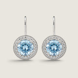 Aquamarine Antique Drop Earrings (6.5 TCW)