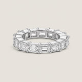 EMERALD CUT BAND .4CT (5.5X4) STONES F1452/CZ