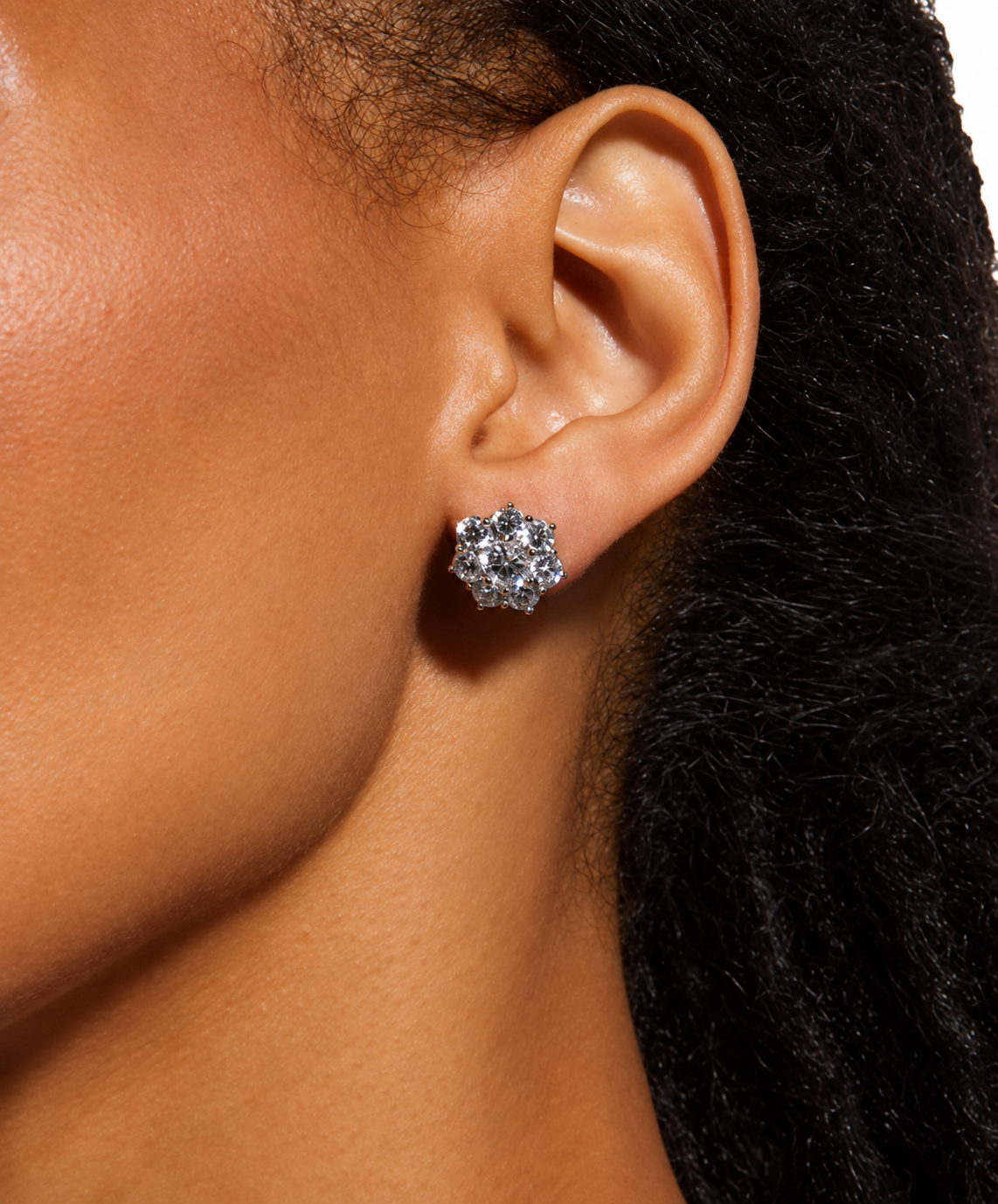 Flower Stud Earrings (5.15 TCW)