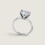 2.5 TCW Solitaire Ring in 6 Prong Basket - Fantasia by DeSerio