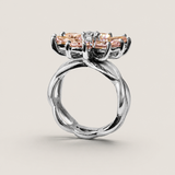 The Blushing Bloom Flower Ring