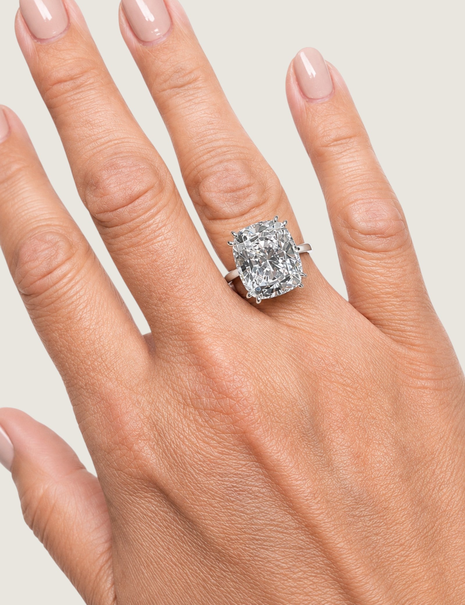 The Grand Cushion Solitaire