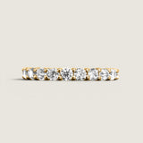 Eternity Band with 27 Round Cut Stones of 1.35 TCW. F18-CZ-14K