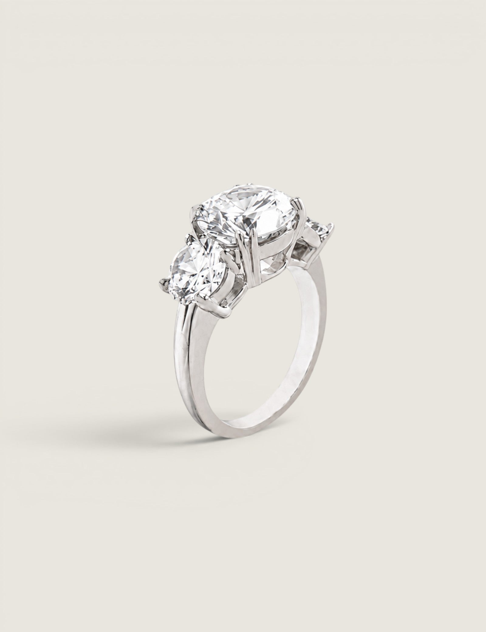 Classic Radiance Three Stone Ring (6.5 TCW)