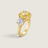 Soleil Radiance Three Stone Ring (6.5 TCW)