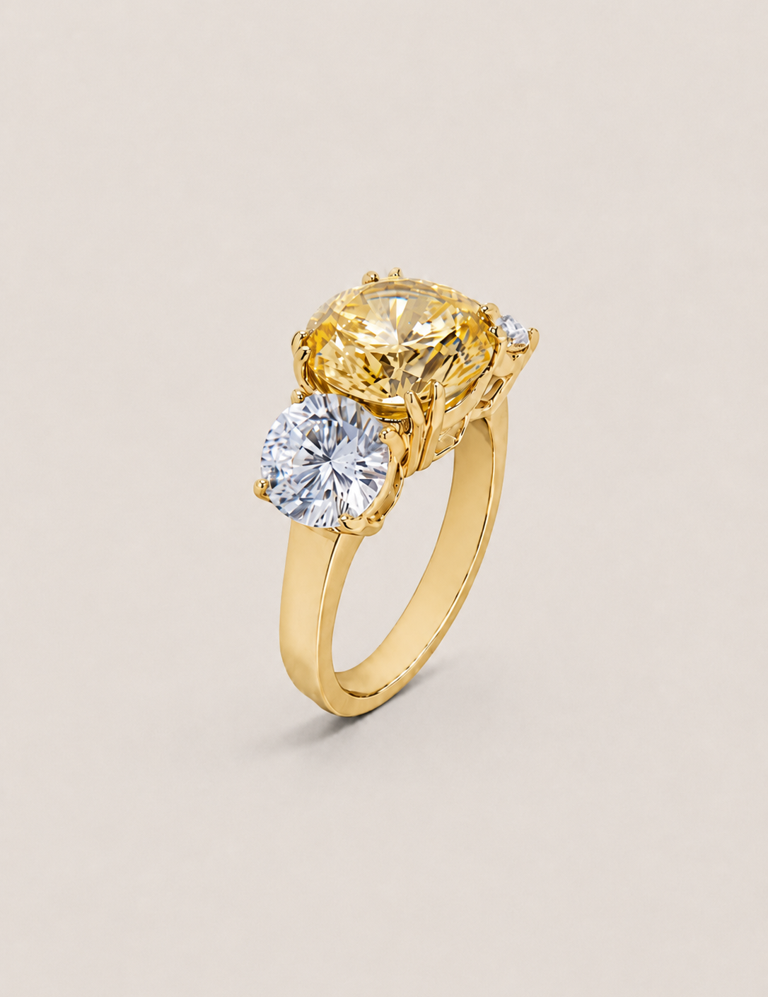 Petite Soleil Radiance Three Stone Ring (5.5 TCW)