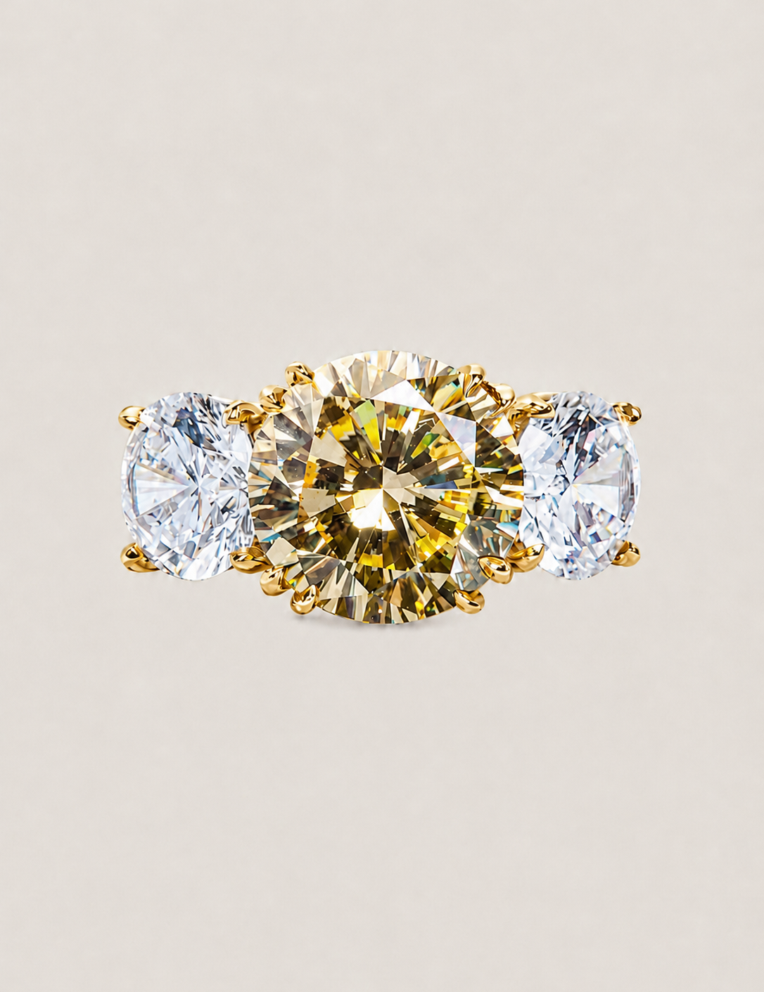 Petite Soleil Radiance Three Stone Ring (5.5 TCW)