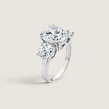 Grand Radiance Three Stone Ring(7.5 TCW)