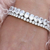 Pink Halo Oval Ring