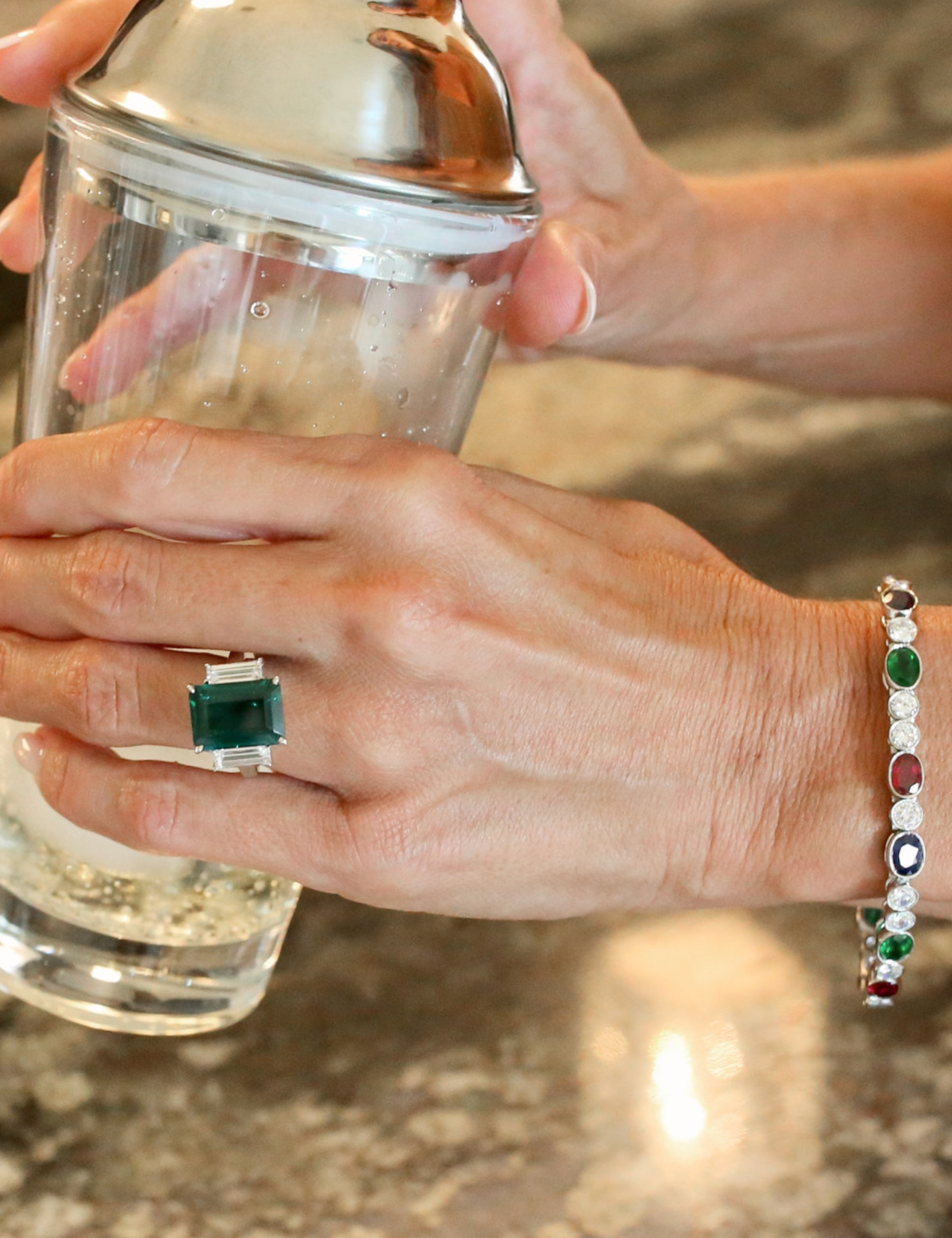 Mixed Gemstone Statement Bracelet (16.5 TCW)