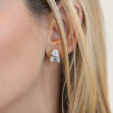 Toi et Moi Pear and Emerald-Cut Earrings (7.5 TCW)