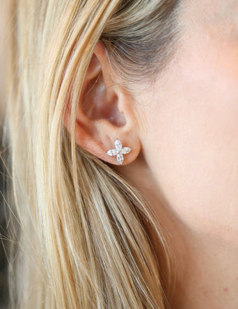 SMALL MARQUISE EARRING(2 TCW)