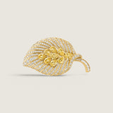 Canary Leaf Brooch (20 TCW)