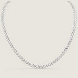 Round Tennis Necklace (3.25mm)