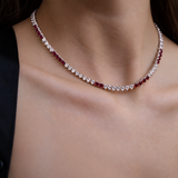 Confetti Ruby Riviera Tennis Necklace