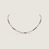 Confetti Ruby Riviera Tennis Necklace