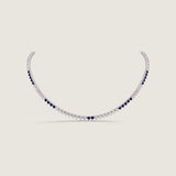 Confetti Sapphire Riviera Tennis Necklace