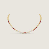 Confetti Ruby Riviera Tennis Necklace