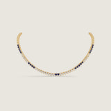 Confetti Sapphire Riviera Tennis Necklace