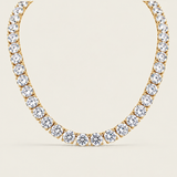 Round Brilliant Tennis Necklace (104 TCW)