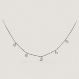 Dazzling Diamond Drop Necklace