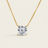 Asscher Pendant Necklace (5 TCW)
