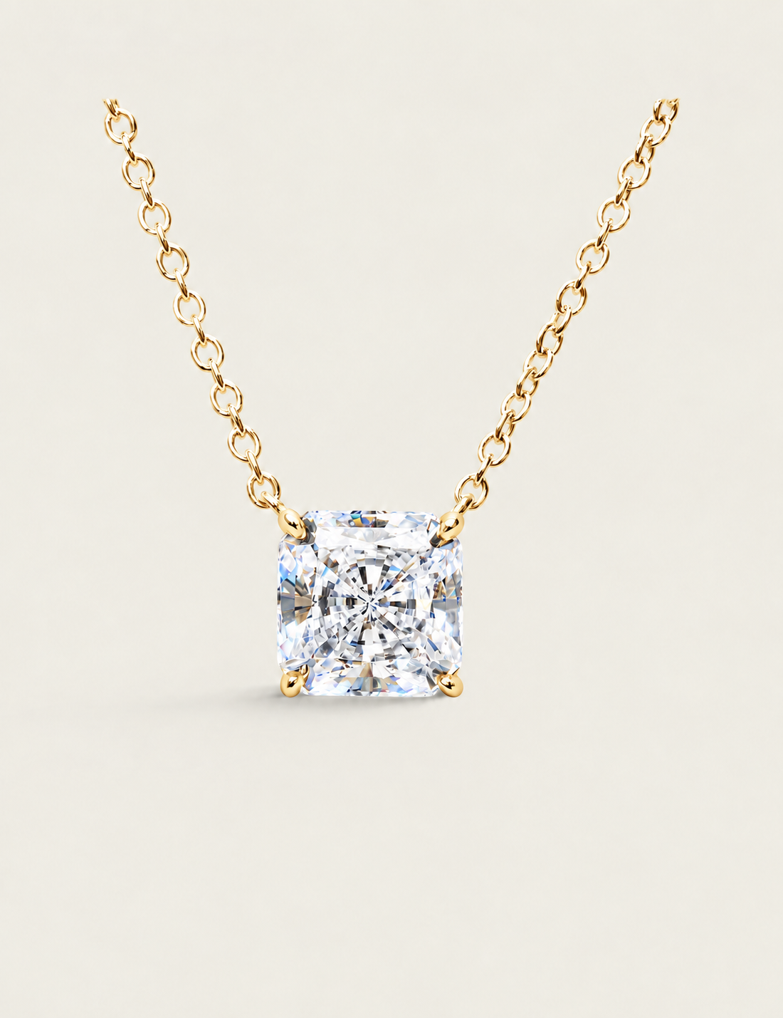Princess Cut Pendant (5 TCW)