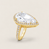 Grandeur Pear-Shaped Halo Ring (12.5 TCW)