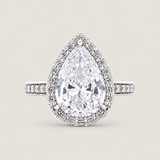 Pear Halo Ring (5.5 TCW) | Modern Diamond