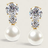 Classic Pearl Drop Earrings (4 TCW)