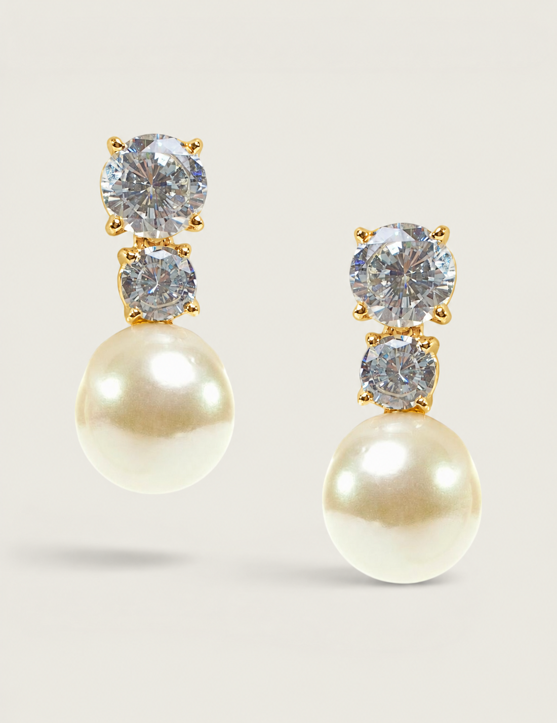 Classic Pearl Drop Earrings (1.70 TCW)