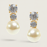 Classic Pearl Drop Earrings (1.70 TCW)
