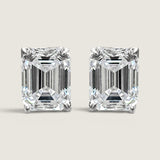 Emerald Cut Studs (5TCW)