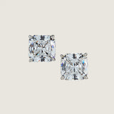 Radiant Square Studs with Vermeil (5 TCW)