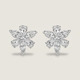 Marquise and Pear Flower Earring