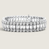 CHANNEL SET EMERALD CUT WITH ROUNDS - BF1014/CZ