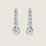 Graduated Round Earring with Oval Drop (6TCW)