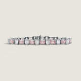 Emerald-Cut, Multi-Color Alternating East-West Bracelet