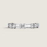 Baguette and Round Alternating Eternity Band (1.35 TCW)