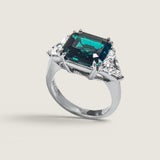 5CT SQUARE WITH TRILLIONS F883-EM-CZ