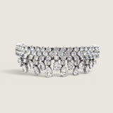 Multi-Row Bracelet with Pear Drops