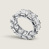 1.5CT EMERALD CUT BAND(18 TCW)