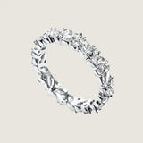 Marquise and Round Fashion Eternity Band(2.5 TCW)