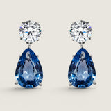 Aquamarine Teardrop Earrings