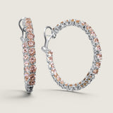 Large Inside/Outside Hoop Earrings (16.2 TCW)