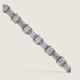 Emerald-Cut, Multi-Color Alternating East-West Bracelet