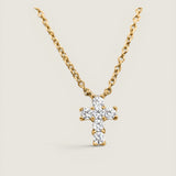 SMALL CROSS PENDANT - PF1371/CZ